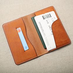 핸드메이드 가죽 여권 노트 커버(각인추가)