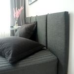 슬림 침대 헤드보드 6color -더블&퀸+솜