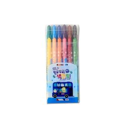 3500 미니빙글빙글색연필(12색블루)