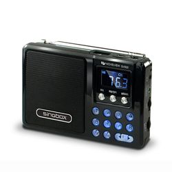 노벨뷰 SV932 효도라디오  휴대용라디오 등산  MP3 캠핑 블랙