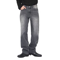DEN1261 fuzzy grey wide jeans(ITEM7EOP8G3)
