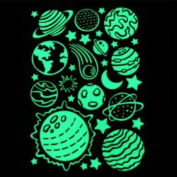 환타스틱스 야광별 스티커 아이방꾸미기 우주행성