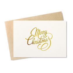 (인디케이)[금박] 메리크리스마스 카드