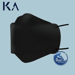 케이에이 프리미엄  4중 구조 방역 마스크 KF94 블랙 대형 50매