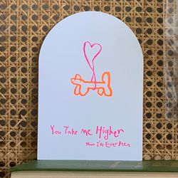 Love High 러브 하이 레터프레스 라지 카드