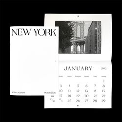 2022 NEW YORK CALENDAR (벽걸이형)
