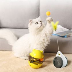 움직이는 오뚝이 스낵볼 고양이 노즈워크 장난감 2종