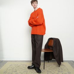 M66 mac wool suit setup pants brown