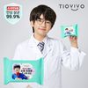 티오비보 의약외품 20매x5팩 휴대용 손 소독 물티슈