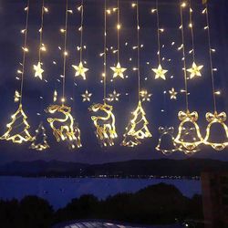 LED 전구 크리스마스 트리 장식 종 트리 루돌프 별