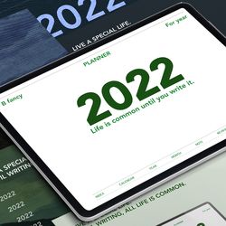 비팬시 2022 심플릭 플래너 (굿노트 속지 아이패드 다이어리)