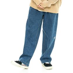 TROUBLE TWO TUCK DENIM PANTS (GREEN)(ITEMMCO55MK)