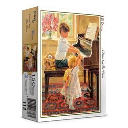 150피스 피아노치는 남매 직소퍼즐 BB118