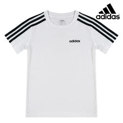 아디다스 키즈 YB E 3S 티셔츠 화이트 DV1800(NEWF6X2ZHZ)