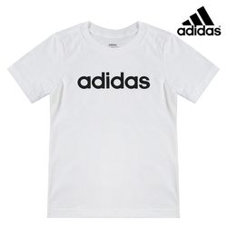 아디다스 키즈 에센셜 리니어 티셔츠 화이트 DV1810(NEWNRH957Q)