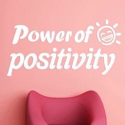 power of positivity 영어 레터링 인테리어 스티커