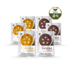 죽이야기 달콤죽 패키지(팥죽3팩+호박죽3팩)