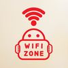 wifi zone 팻말든아이 와이파이 가게 매장 레터링 스티커